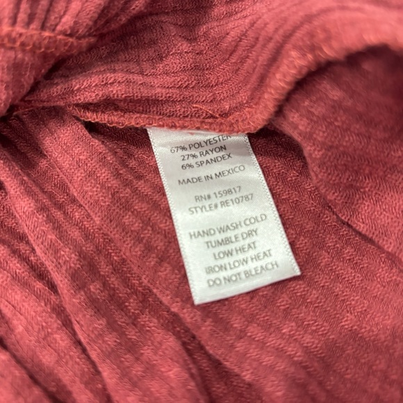 Altar'd State Women's Red-Mauve Small Babydoll Top - Picture 4 of 7